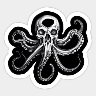 Octopus skull Sticker